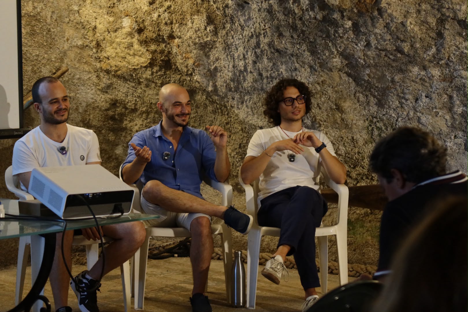 Da destra: Giorgio Di Cristofalo, Luciano La Monica, Andrea Bondì